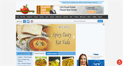 Desktop Screenshot of madhurasrecipe.com